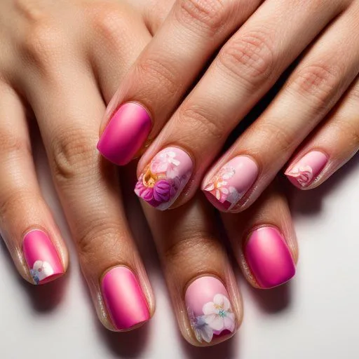 Best Nail Salon Floral Design in Tijuana