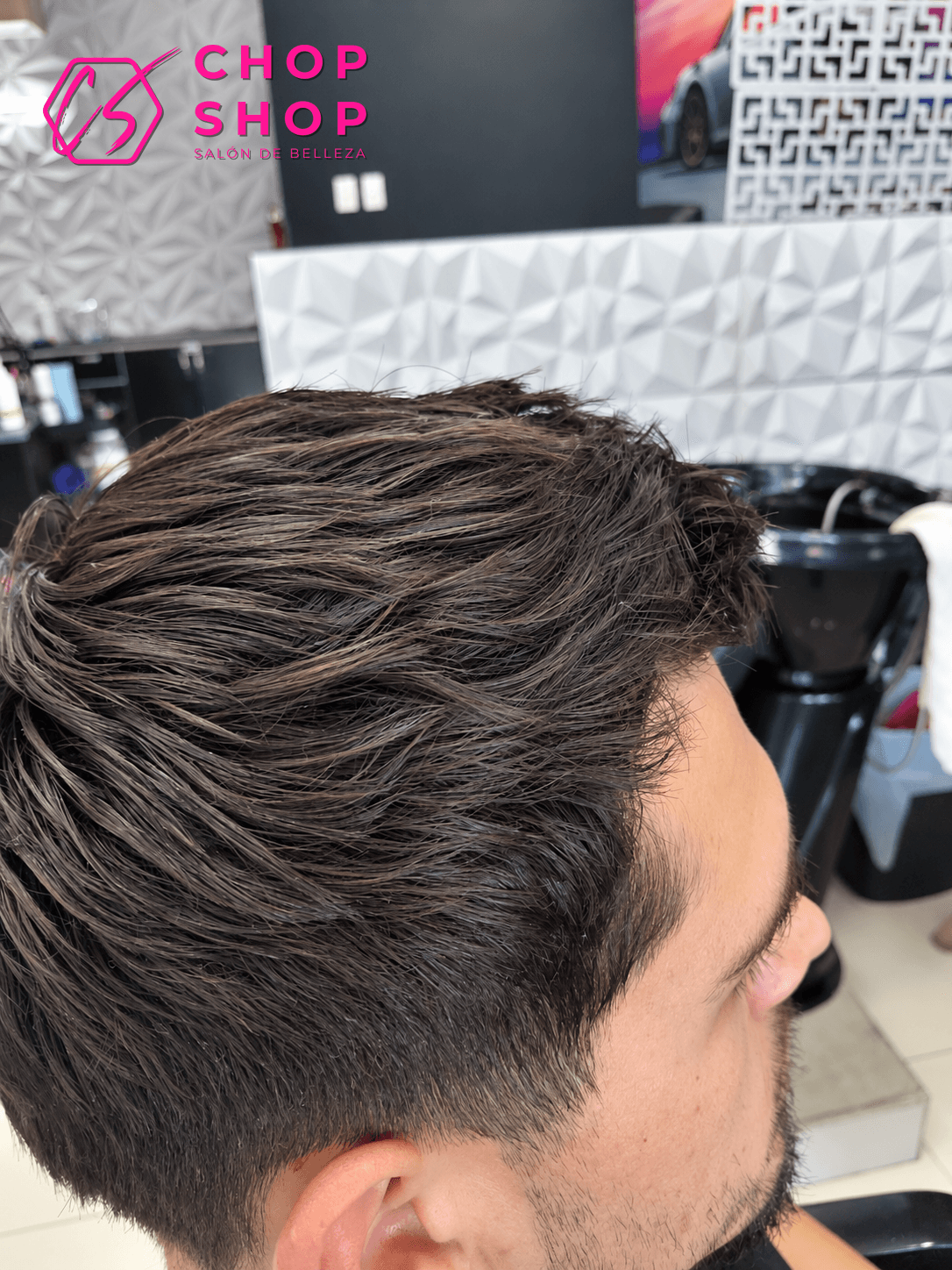 Men's Taper Fade Haircut Tijuana Men's classic taper fade haircut at Chop Shop Tijuana barber